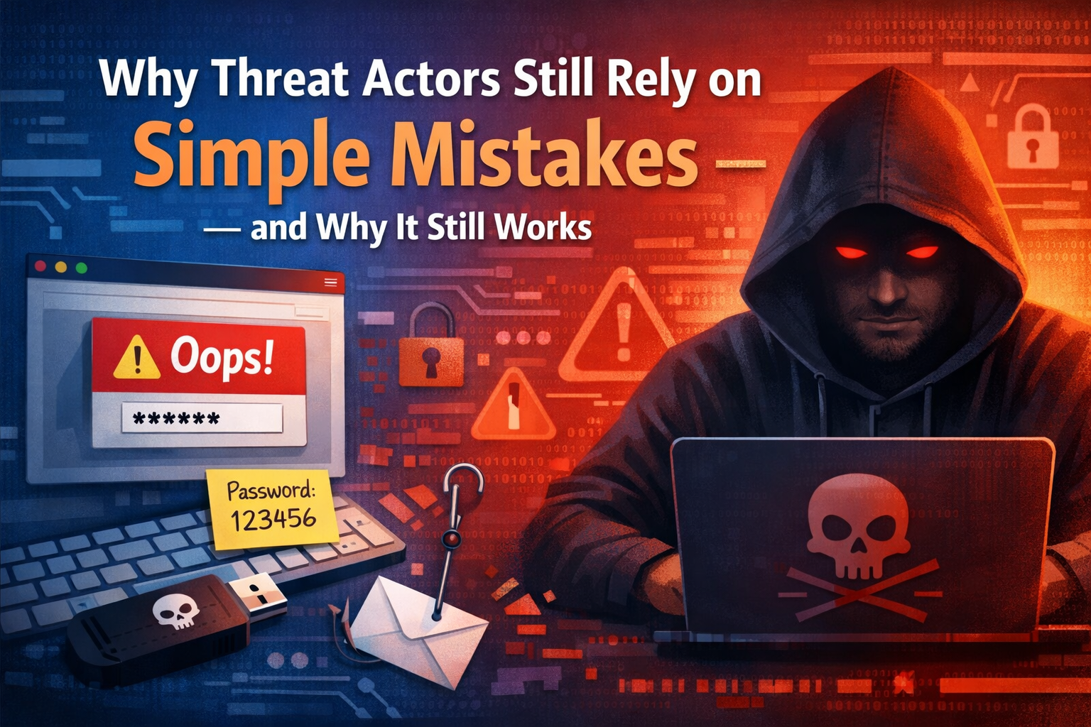 Why Threat Actors Still Rely on Simple Mistakes — and Why It Still Works