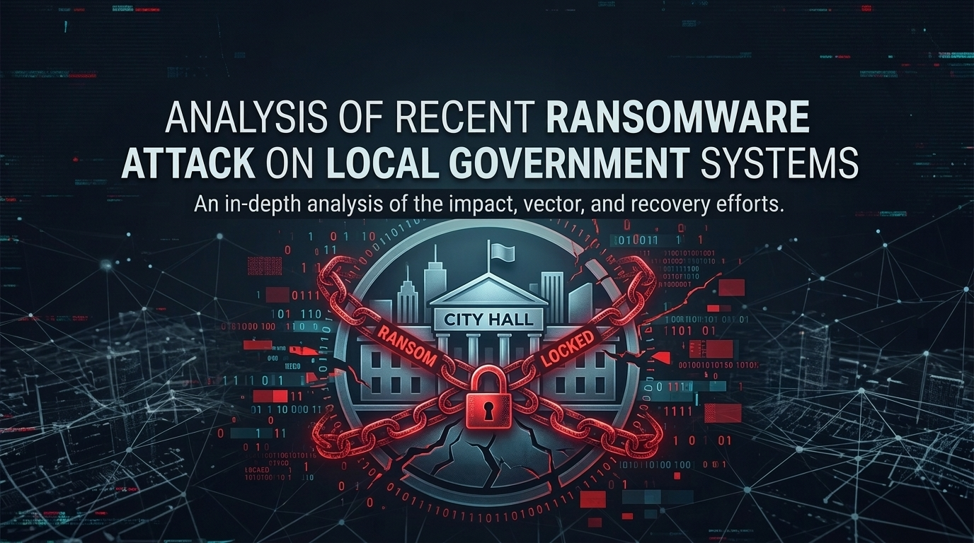 Analysis of Recent Ransomware Attack on Local Government Systems