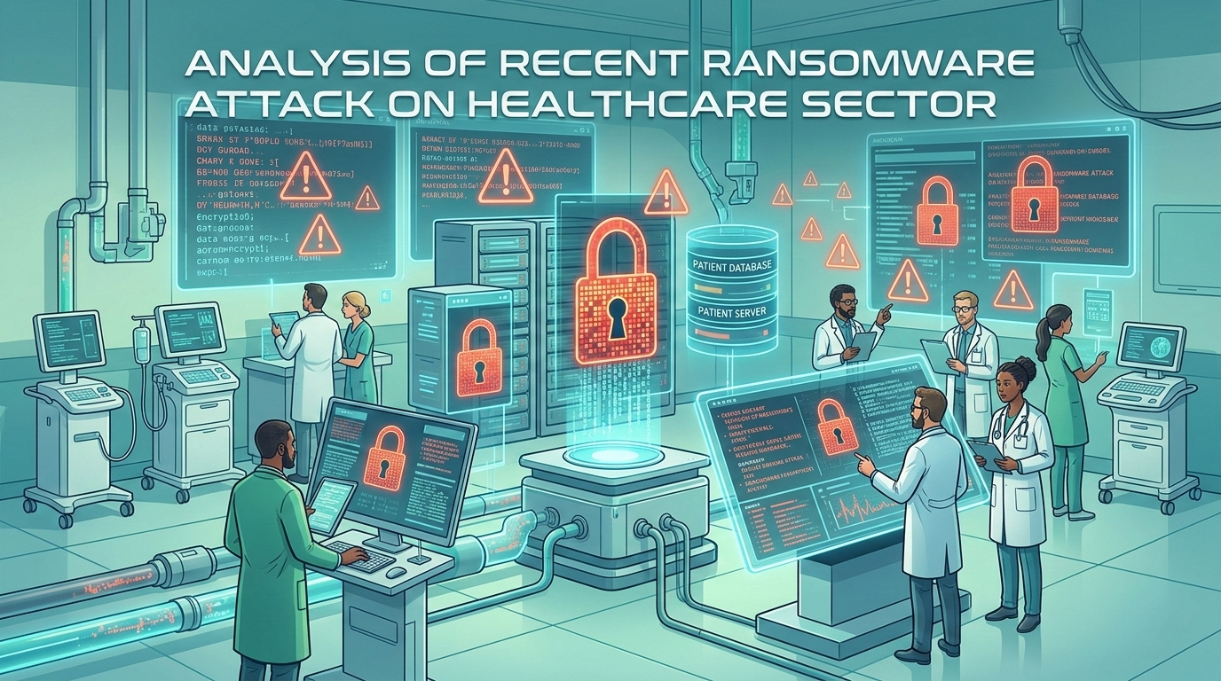 Analysis of Recent Ransomware Attack on Healthcare Sector