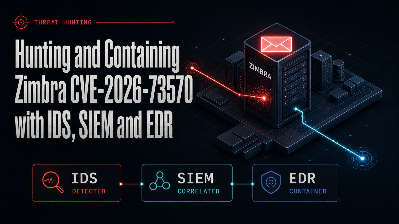 Hunting and Containing Zimbra CVE-2026-73570 with IDS, SIEM and EDR