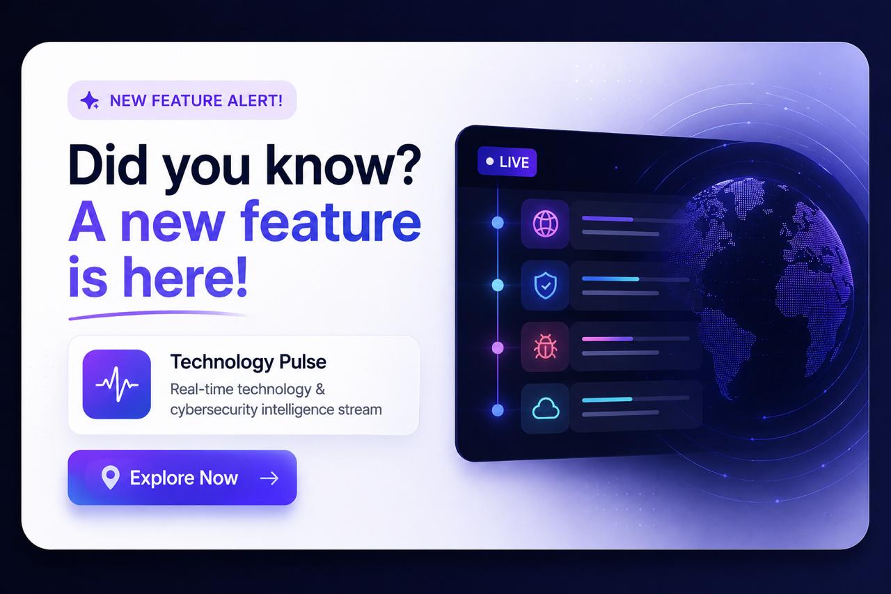 Technology Pulse is live
